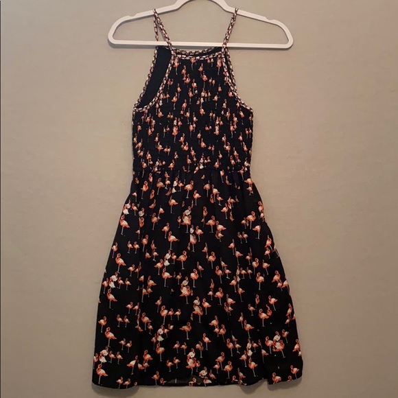 Xhilaration Black Flamingo Dress - Picture 4 of 5